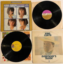 King Curtis Vinyl 2 LP Lot That Lovin&#39; Feeling Atco Everybody&#39;s Talkin&#39; Atlantic - £10.38 GBP