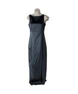 Cachet Women&#39;s Maxi Formal Dress Size 4 Black Sheer Back Embroidered Sle... - £66.02 GBP