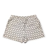 White and Grey Oval Brocade Women&#39;s Shorts, US 0 - £23.38 GBP