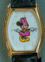 Disney REtired Minnie Mouse Watch! Birthday Watch! In Birthday like Case! COLLEC - £79.93 GBP