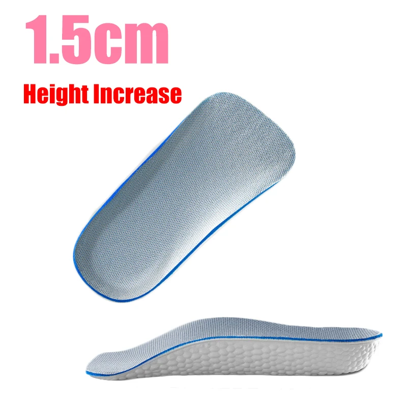 Memory Foam Height Increase Insoles for Women&#39;s Shoes Men  Orthopedic Insoles fo - £110.42 GBP