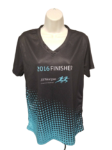 2016 JP Morgan Corporate Challenge Finisher 40 Years Womens Black XL Jersey - $19.80