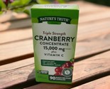 Natures Truth Cranberry Concentrate 15000mg Plus Vitamin C 90 Capsules E... - $13.71