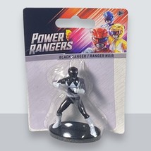 Black Ranger Mini Figure / Cake Topper - Just Play Power Rangers Collection - $2.67