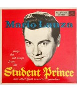 1954 Mario Lanza Sings Student Prince Soundtrack Songs Vinyl Record VRC9 - $24.99