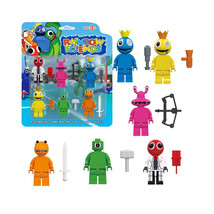 6pcs Rainbow Friends Minifigure Set Building Block Action Figures Toy Ki... - $20.99