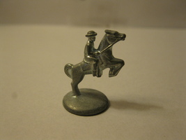 Board Game Piece: Monopoly - random Cowboy on Horse Metal Pawn - £0.79 GBP