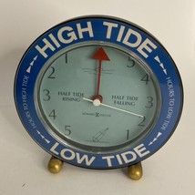 Howard Miller High Tide Low Tide Desk Clock Blue model 645-156 NOT RUNNING AS-IS - £10.64 GBP