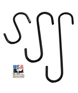 WROUGHT IRON S HOOKS - Amish Hand Forged in 4 Sizes - £3.12 GBP+