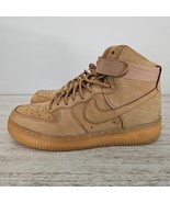 NIKE AIR FORCE 1 High LV8 GS Flax-Wheat Color -Size 7Y - $36.54 CAD