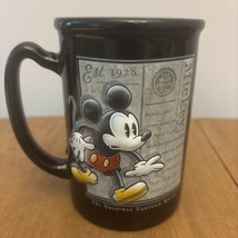 Disney Store The Original Cartoon Mouse 3D Mickey Mouse Black 16oz Coffe... - $27.12 CAD