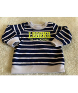 Just One You Boys Blue Gray Striped LEGEND IN THE MAKING Fleece Shirt 9 ... - $7.32 CAD