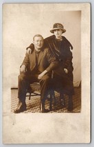 Redkey IN Indiana RPPC Winders Family Asher &amp; Josephine Portrait Postcard J29 - £15.94 GBP
