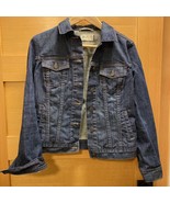 Gap Denim Jacket Women Size S Cotton Stretch Limited Edition 2008 Painte... - £8.90 GBP