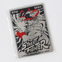 UDON Street Fighter Ryu SF01 Limited Edition Metal Card Capcom - £112.08 GBP