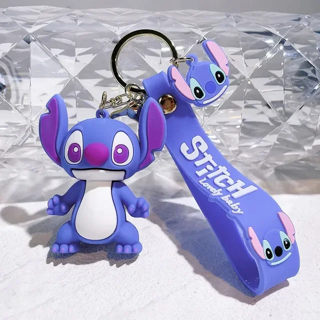 Lilo Stitch Toys Keychian Anime Stitch Pendant Keychain Sweet Pink Angel... - €3,40 EUR