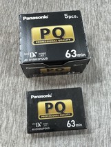 Panasonic PQ Professional Quality Mini DV 63 min Tape Lot of 6 Mini DVC NEW - $33.83 CAD
