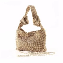 2023Women&#39;s Shining Evening Bag  Underarm  handbag glitter pochette Fashion  Sil - £150.79 GBP