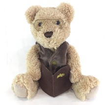 Teddy Bear With Vest Glasses &amp; Book Indigo Bookstore In Seated Position ... - £11.62 GBP