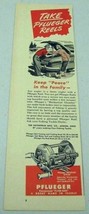 1951 Print Ad Pflueger Skilkast Fishing Reels Enterprise Akron,Ohio - £8.40 GBP
