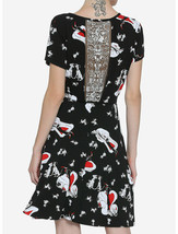 Disney DisneyBound 101 Dalmatians Cruella De Vil Black Dress with Lace Back L - £39.95 GBP