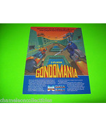 GONDOMANIA 1987 Original Video Arcade Game Promo Sales Flyer Vintage Ret... - £16.26 GBP