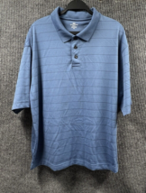 Dockers Golf Polo Shirt Mens XL Blue Short Sleeve Pullover Casual Knit Top - £13.11 GBP