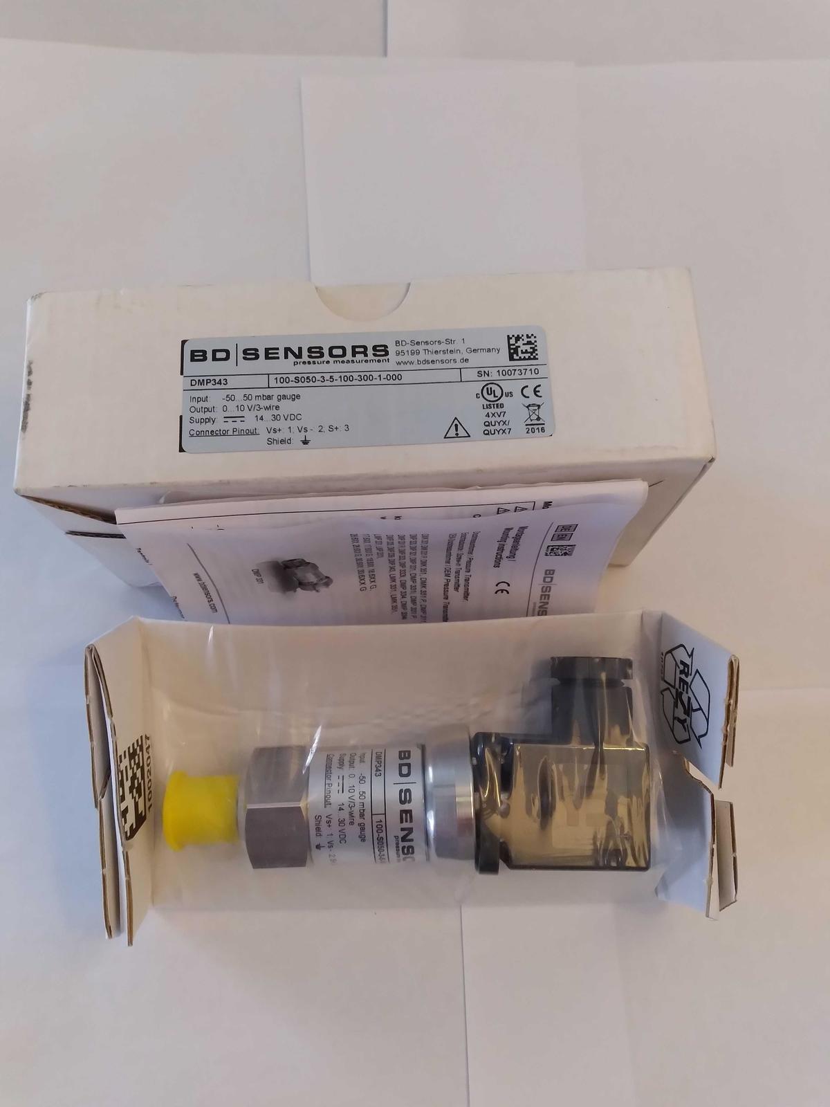 BD SENSORS 100-S025-3-5-100-300-1-000 PRESSURE TRANSMITTER  - $145.00