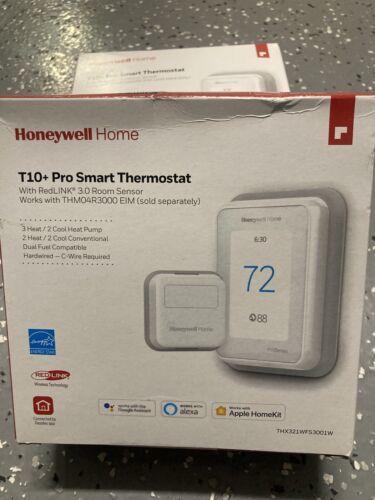 Honeywell T10+ Pro Smart touchscreen, Wi-Fi thermostat w/sensor THX321WFS3001W