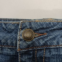 Hydraulic RN#99678 Women's Blue Cotton Stretch Denim Frayed Skirt Size 13/14 image 3