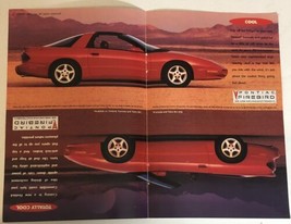 1995 Pontiac Firebird Vintage Print Ad Advertisement 2 Page pa14 - £3.69 GBP