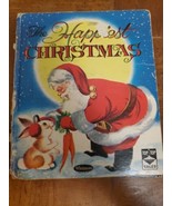 THE HAPPIEST CHRISTMAS Story Book Top Top Tales Vintage 1956 Whitman - $128.48 MXN