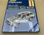 1984-1993 Jeep Cherokee Wagoneer Comanche Haynes Repair Service Shop Manual - £10.11 GBP