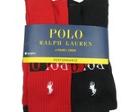 Polo Ralph Lauren Performance Crew Socks 6 Pack Mens Size 6-13 Multicolo... - $27.99