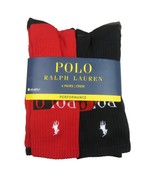 Polo Ralph Lauren Performance Crew Socks 6 Pack Mens Size 6-13 Multicolo... - £22.42 GBP