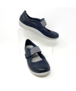 Clarks Cloudsteppers Womens Navy Blue Cushion Hook &amp; Loop Mary Janes, Si... - £24.72 GBP