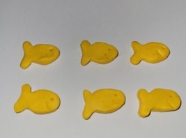 Fish Magnets Kids Snack Golden Cheese Kitchen Refrigerator - £7.19 GBP