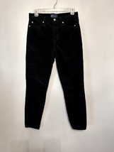 Gap Denim Black Corduroy Leggings 6/28 Pockets High Rise - £11.95 GBP