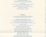 La Valencia Luncheon &amp; Dinner Menus La Valencia Hotel La Jolla California  - £25.32 GBP