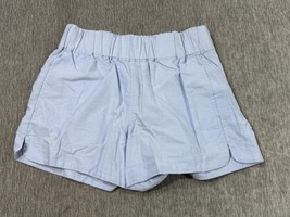 AYR Shorts Womens Medium Light Blue Casual Cotton Elastic Waist Pull On ... - $24.74