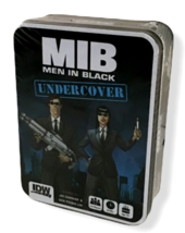 MIB Men In Black Undercover Card Game Tin Storage Box Tokens Aliens IDW ... - £19.34 GBP