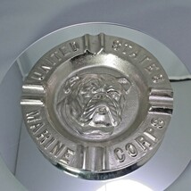USMC Ashtray Made in USA of Solid Alum Chrome Plated image 5