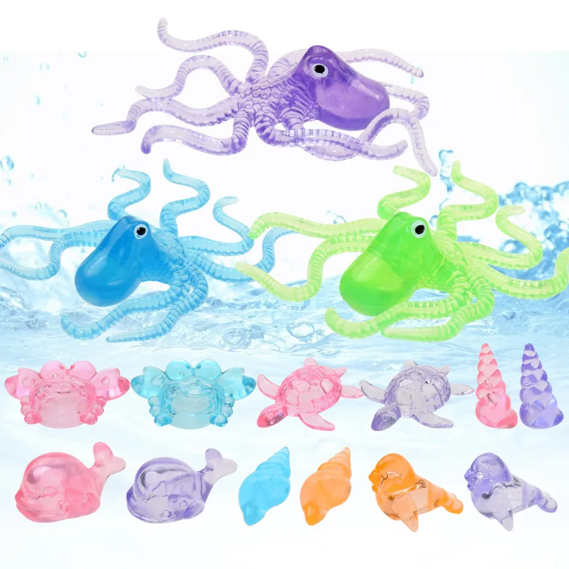 3/12pcs Children Summer Diving Toy Swimming Pool Underwater Octopus Shape Sea - £7.93 GBP+