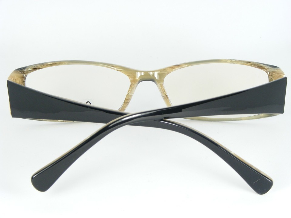 NEW O&X NEW YORK OP-50 121 BLACK /BEIGE /OTHER EYEGLASSES GLASSES 53-16-136mm Item image 3