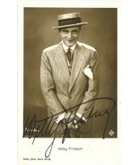 WILLY FRITSCH &#39;26 German Silent Film Postcard SIGNED BY WILLY FRITSCH Fr... - £117.47 GBP