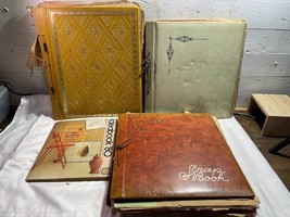 Lot of 4 Vintage Scrapbooks Filled Newspaper Articles Bradley Co TN 1960... - £23.15 GBP