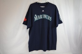 Seattle Mariners Big Maple 65 T-Shirt Men&#39;s XL Majestic Cotton James Pax... - $29.02