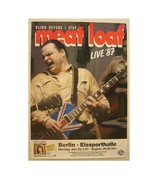 Meat Loaf Poster Meatloaf Berlin &#39;87 Blind Concert - $2,495.24 MXN