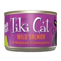 Tiki Pets Cat Luau Hanl Salmon 6oz. (Case of 8) - £37.93 GBP