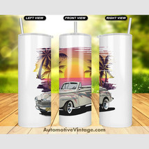 Grease Lightning 1948 Ford Famous Car Sunset Drink Tumbler - $25.92